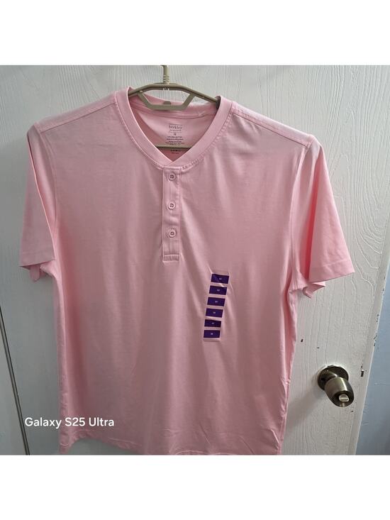 Berkley Jensen Other - BERKLEY JENSEN 100% Pima Cotton Polo Golf Shirt MENS M Pink NWT Casual Classic